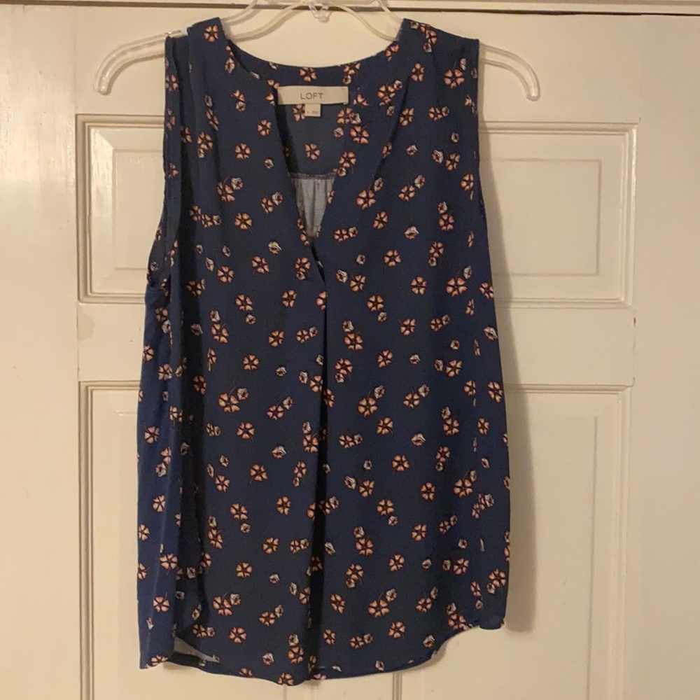 Loft floral blouse